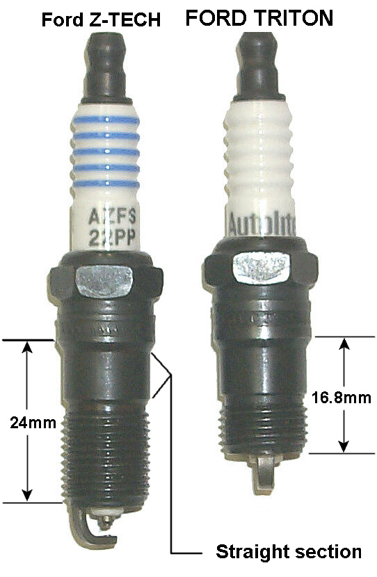 ford triton spark plug